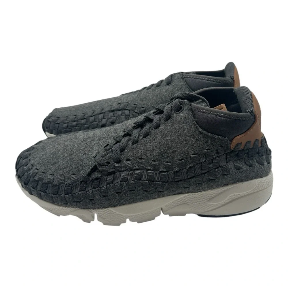 Nike Air Footscape Woven Chukka SE Shoes Mens 10.5 Dark Grey Sneakers 857874-002